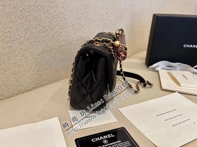 Chanel專櫃新款鏈條女包 As4151 香奈兒23A高級手工坊系列上新木柄口蓋包 djc5915